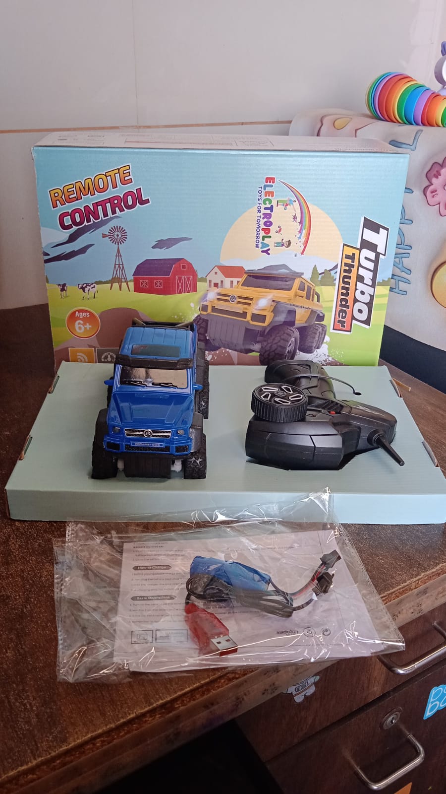 Electroplay 6-Wheel Drive Remote Control Off-road Car for Kids (1 Set) Variety Bazaar