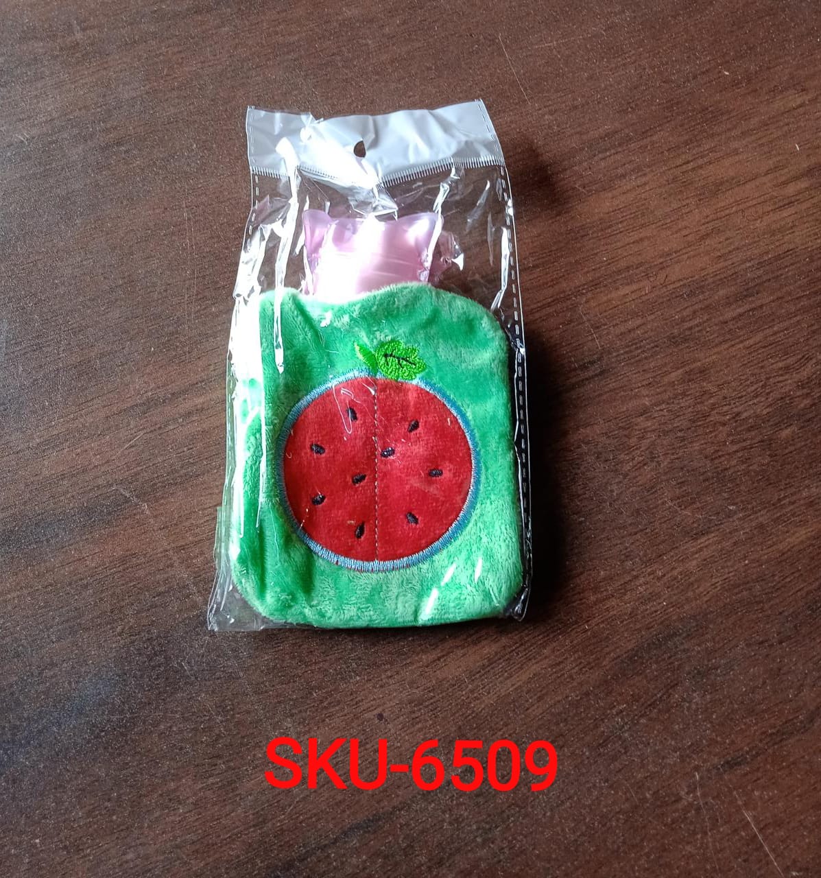 Watermelon Small Hot Water Bag with Cover – Pain Relief Warmer Variety Bazaar