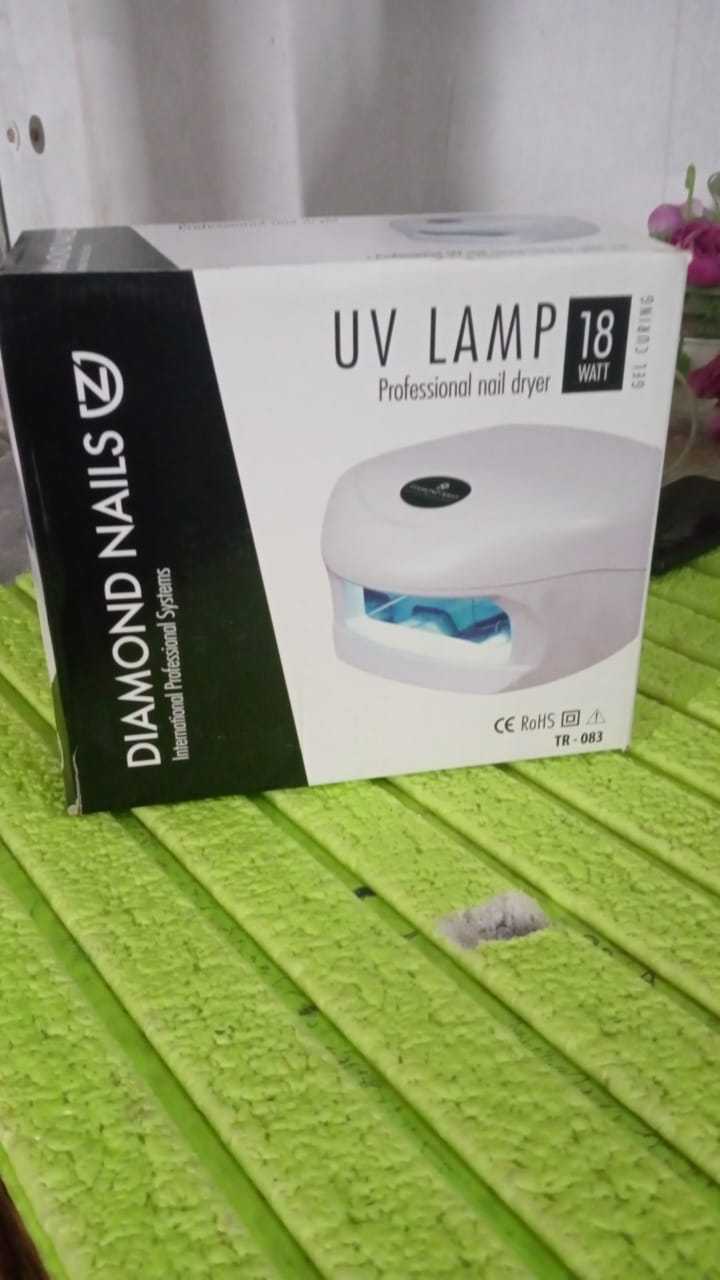 18W LED UV Lamp Nail Dryer Gel Nail Lamp Nail Polish Curing Lamp (1 Pc) Variety Bazaar