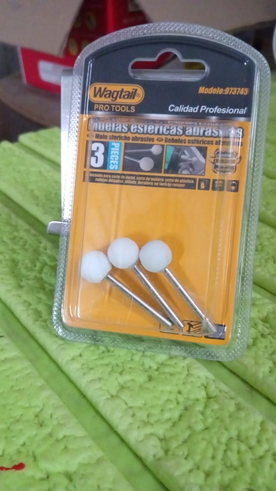 Abrasive Mounted Grinding Stone Spherical Head Wheel Abrasive Tools (3 Pcs) Variety Bazaar