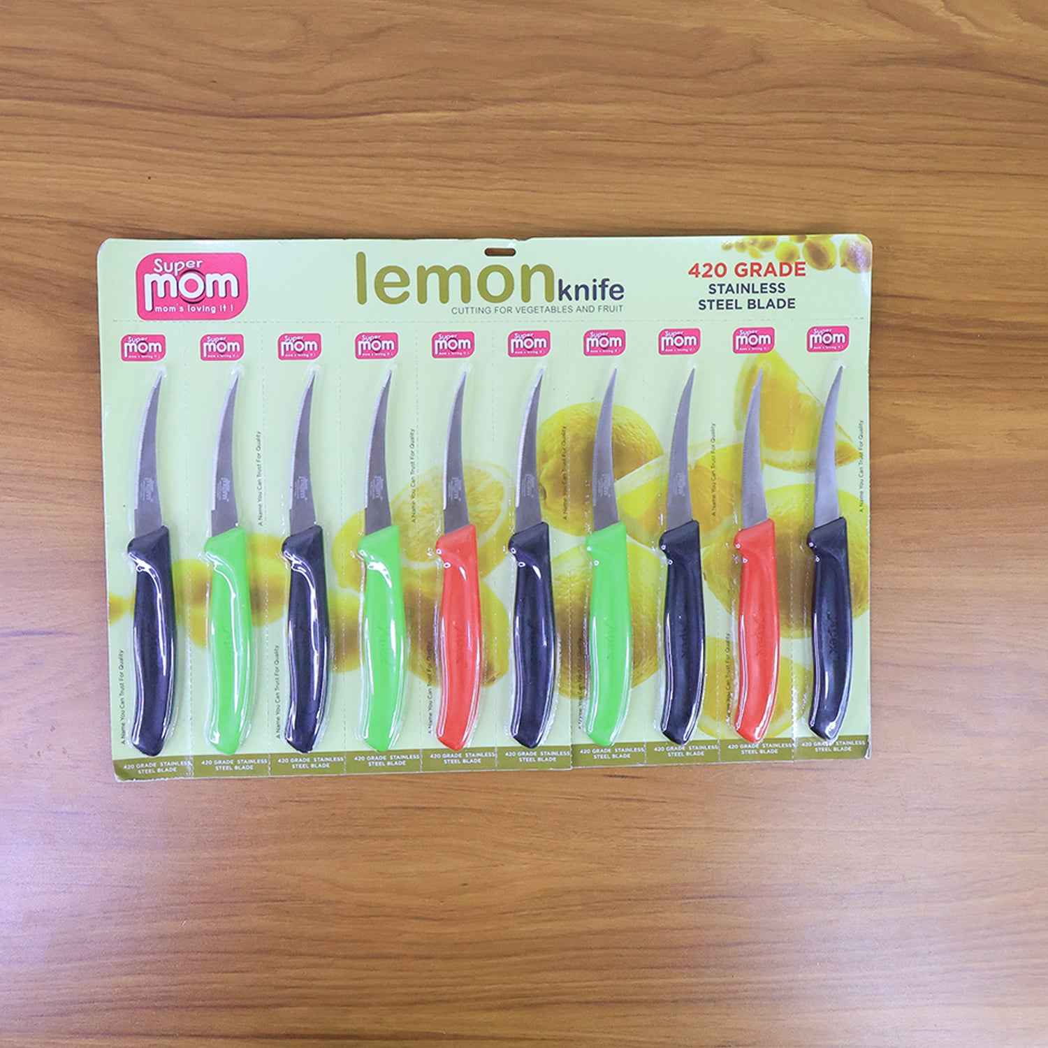 Supermom Stainless Steel Lemon Knife (10 Pc Set)