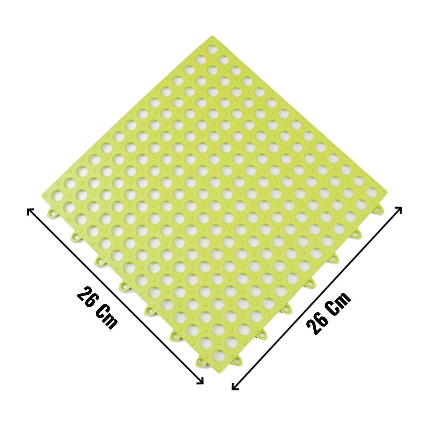 Bath Anti Slip Mat Used while bathing and toilet purposes to avoid slippery floor surfaces. (26x26 Cm) Variety Bazaar