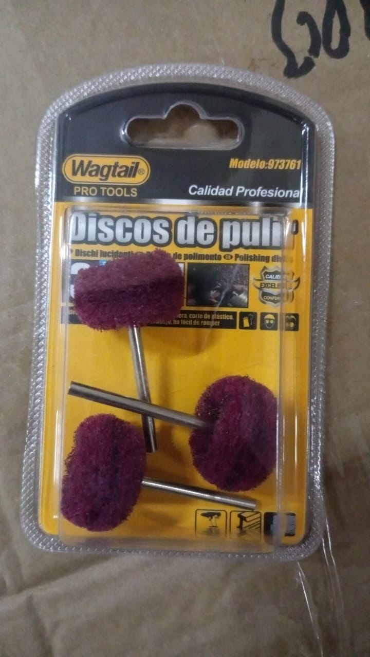 Abrasive Buffing Polishing Wheel Set (3 Pcs) Variety Bazaar