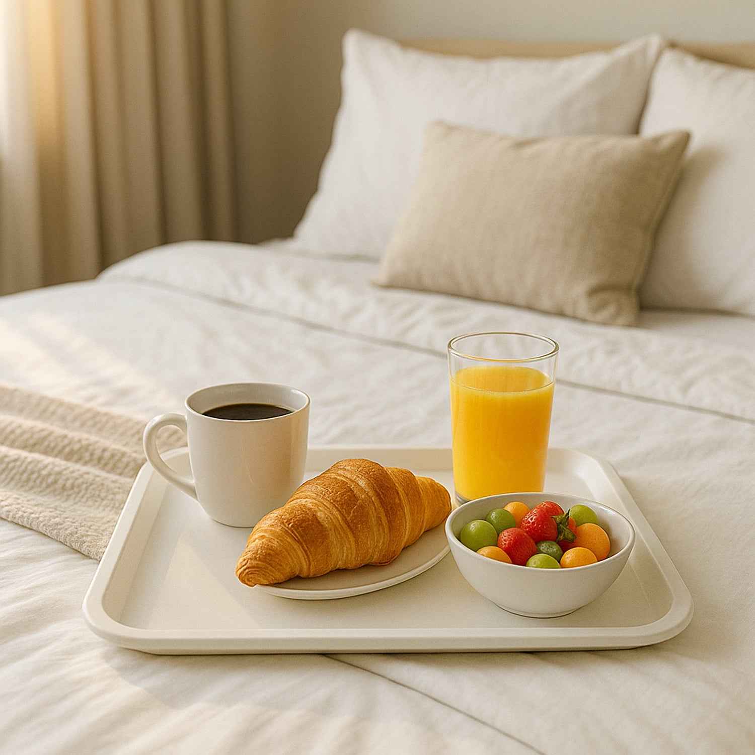 Plastic Serving Tray Plate 40 30 Cm (1 Pc)