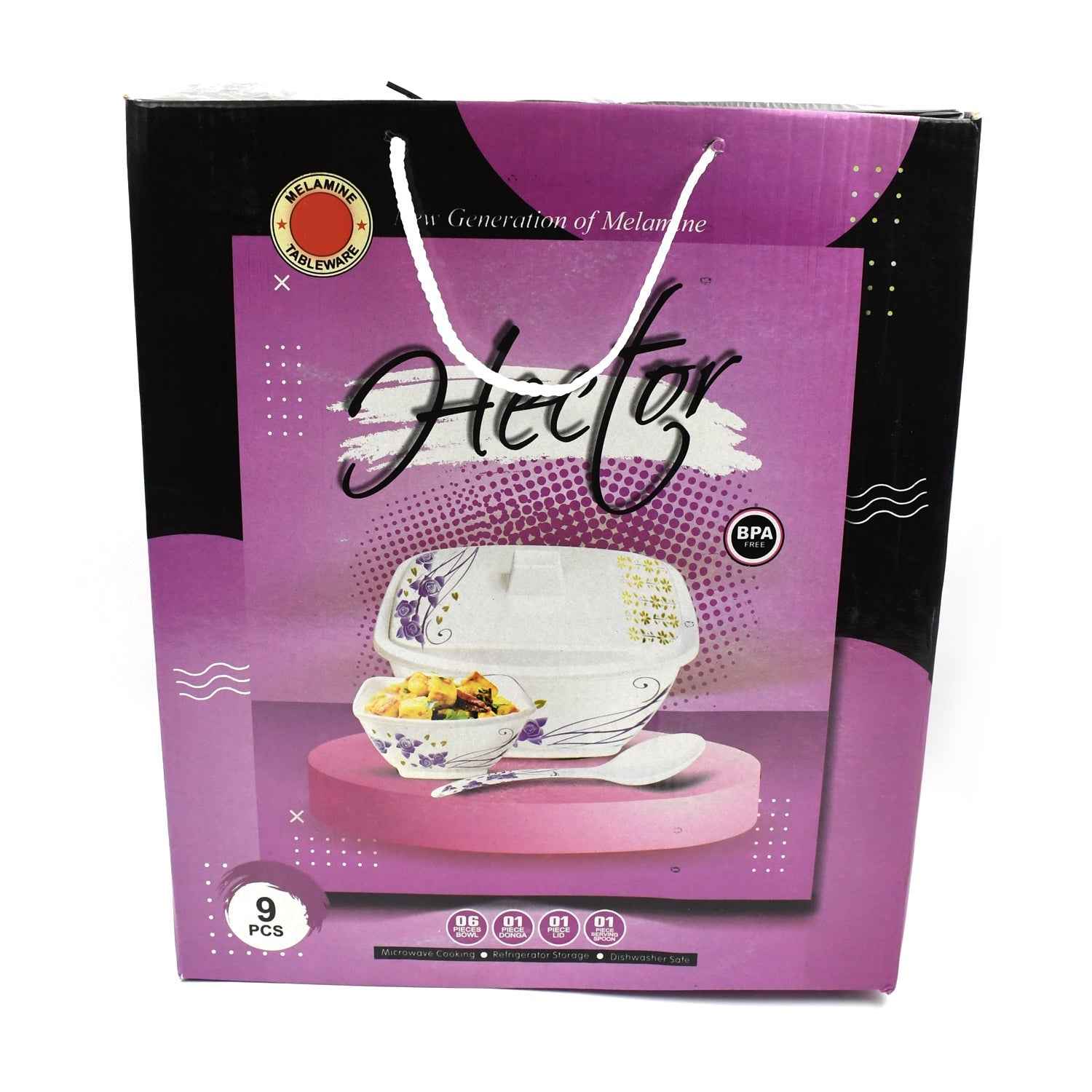 Hector High Quality Dinning Dinner Pudding Set (9 Pcs Set)