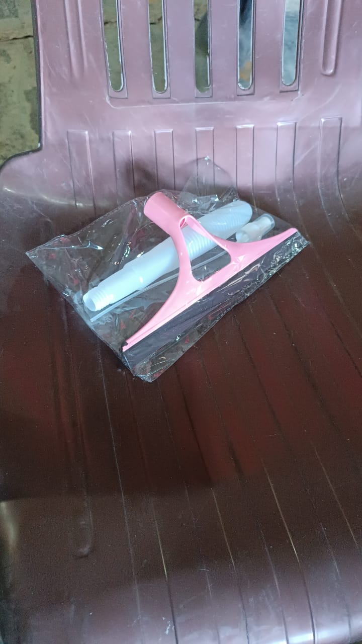 All-in-One Cleaning Brush: Spray, Wash, & Wipe (Windows, Glass, Car) (1 Pc) Variety Bazaar