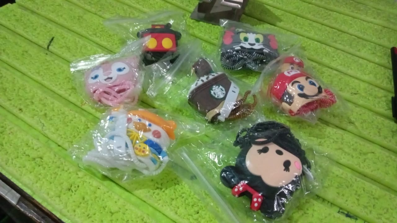 Cartoon Character Silicon Charger Case Cover For iP 18-20W (Mix Design / 1 Pc) Variety Bazaar