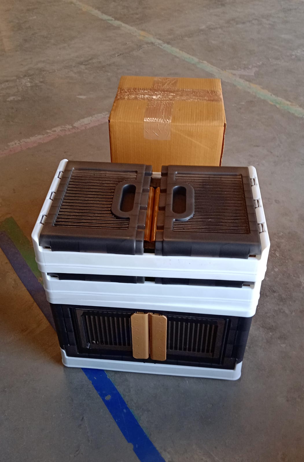 Plastic Folding Wardrobe Storage Organizer (3 Layer / 1 Pc) Variety Bazaar