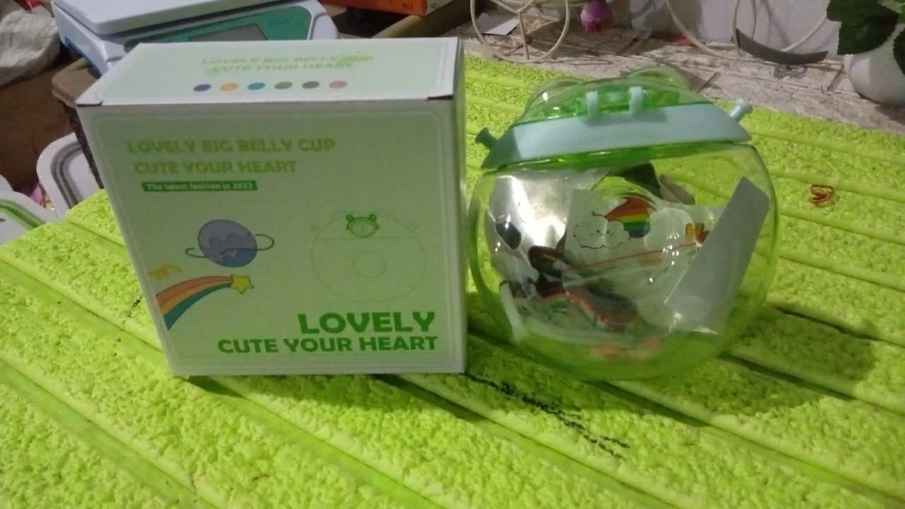 Donut Water Bottle Sipper Bottle (1 pc / 400 ML Approx) Variety Bazaar