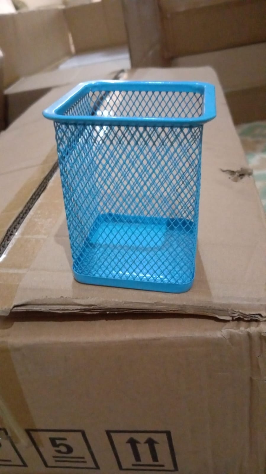Pen Holder for Desk, Metal Mesh Holder (1 Pc) Variety Bazaar