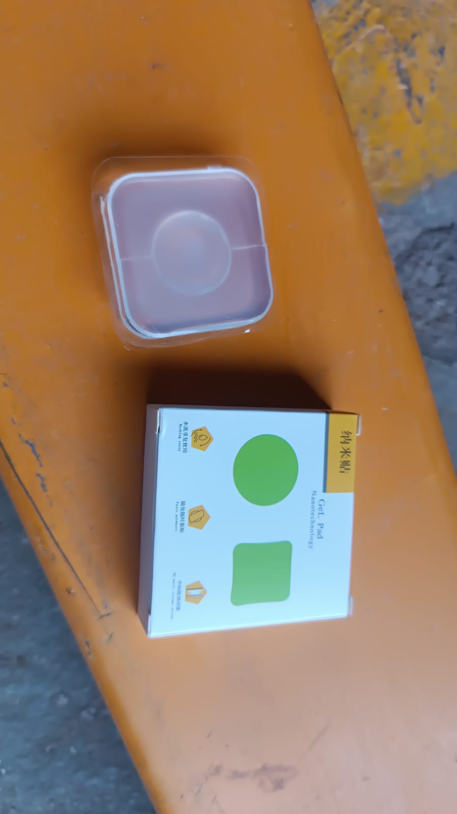 Multi Purpose Square Super Gel Pads for Holding Mobile & Spiral Cable Protector (1 Pc) Variety Bazaar