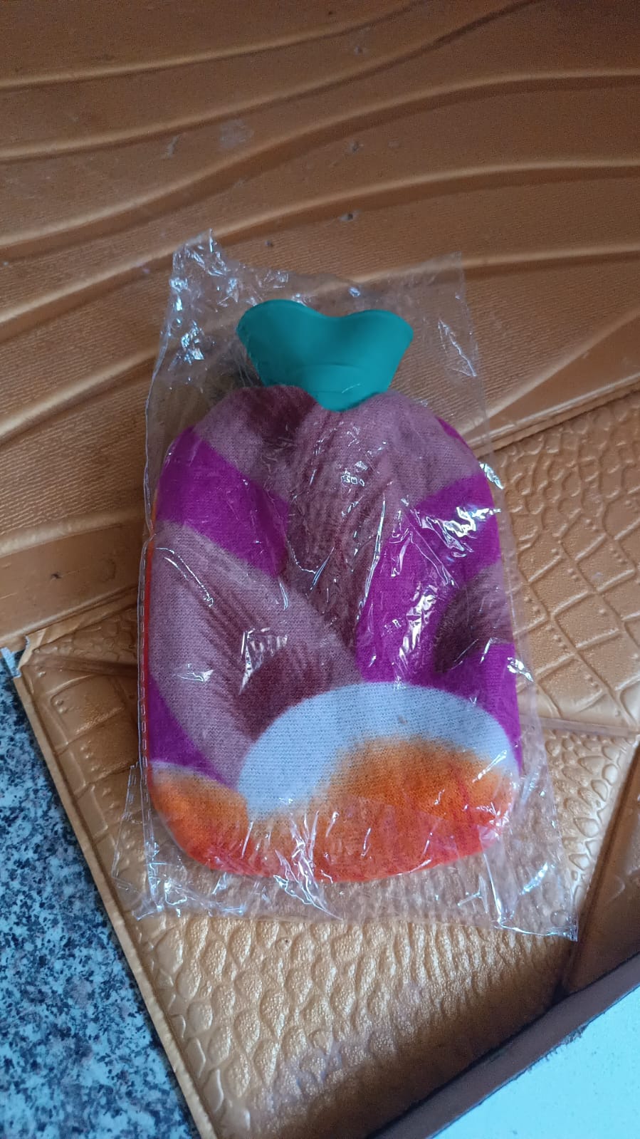 Hot Water Bottle Bag With Cover (1 Pc / Mix Design & Color / 250 ML Approx)