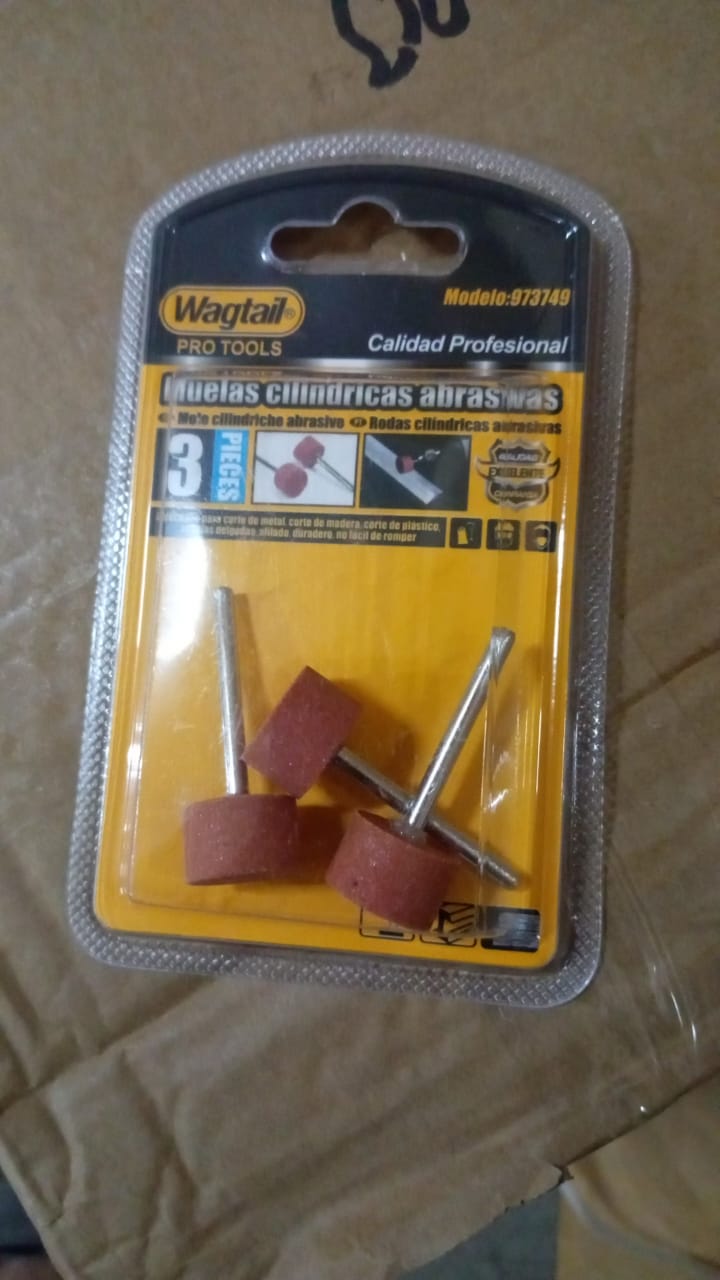 Wool Felt Polishing Buffing Wheels, Wool Felt Mounted Polishing Bits (3 Pcs Set) Variety Bazaar