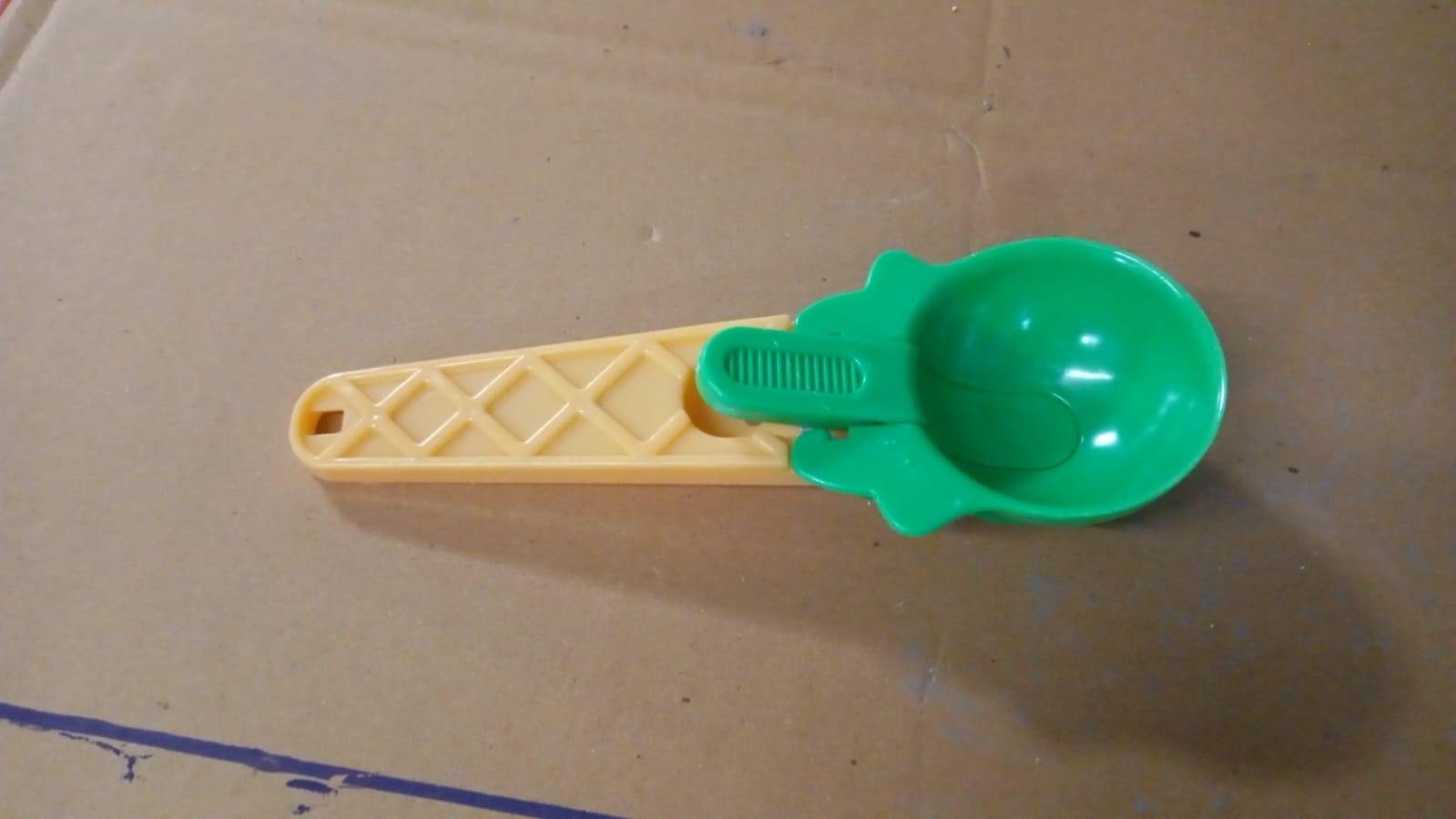 1-Piece Plastic Ice Cream & Watermelon Scooper with Trigger Dipper Variety Bazaar