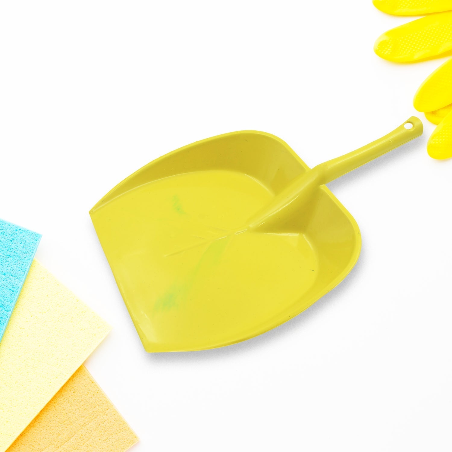 Dustpan with Long Handle, Dust Collection Dust Pan Tray for Kitchen, Home, Office, Bathroom Etc, Supdi (1 Pc / Multicolor ) Variety Bazaar