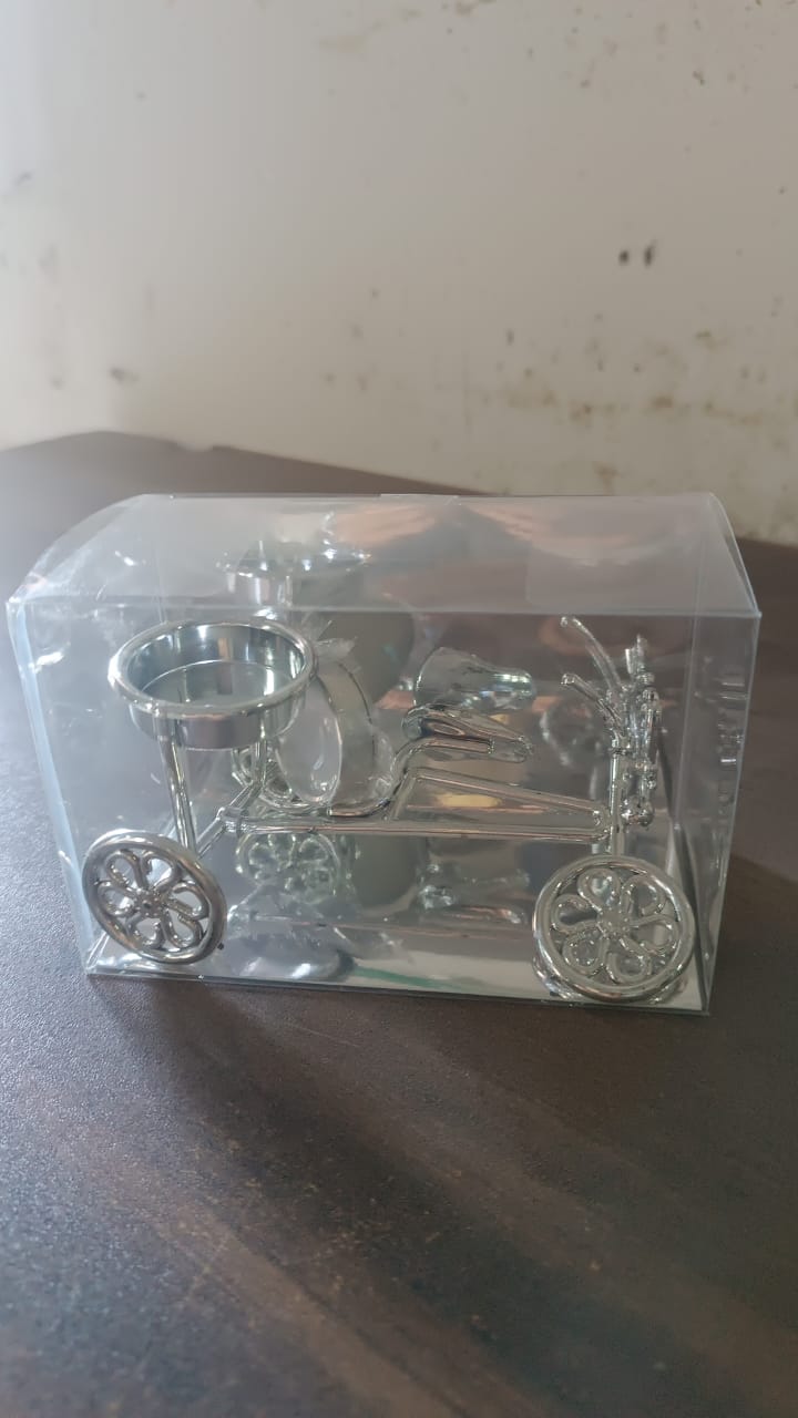 Cycle Tealight Holder / Candle Holder Decorative Candle (1 Pc) Variety Bazaar