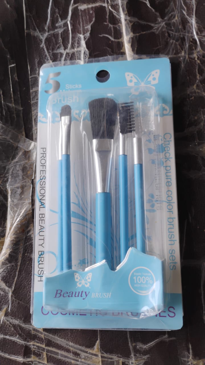 Makeup Brushes Kit (Pack of 5) Variety Bazaar