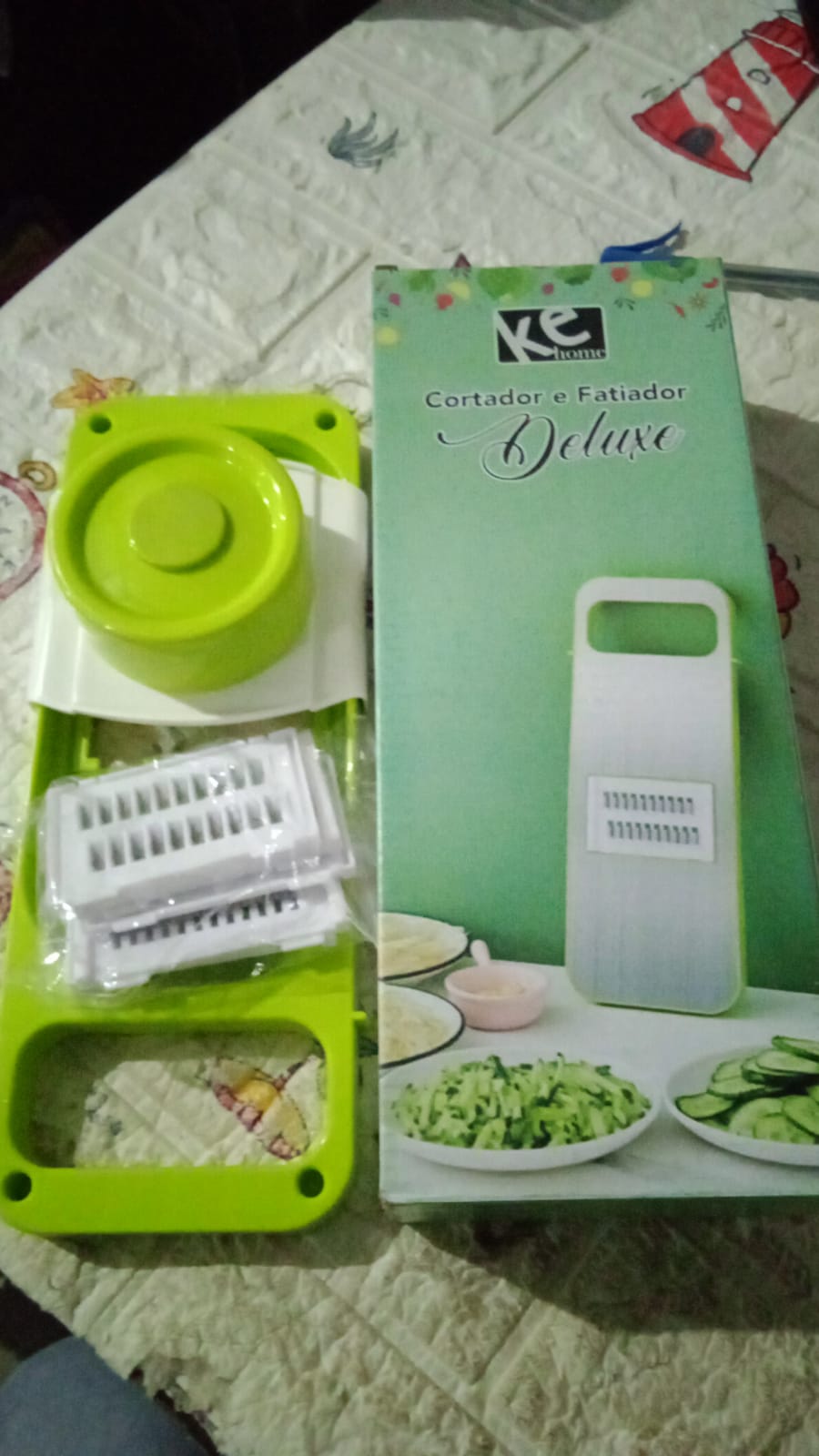 Slicer for Kitchen 5 in 1 Foldable Vegetable Slicer Blade Potato Cutter, Veggie Slicer, Onion Slicer, Julienne Grater with Protective Guards, Stainless Steel Blade Variety Bazaar