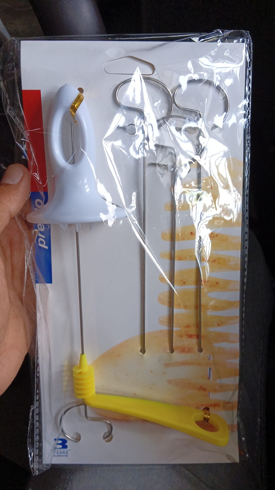 1 Set Potato Spiral Cutter, Potato Twister (4 Spits) Variety Bazaar