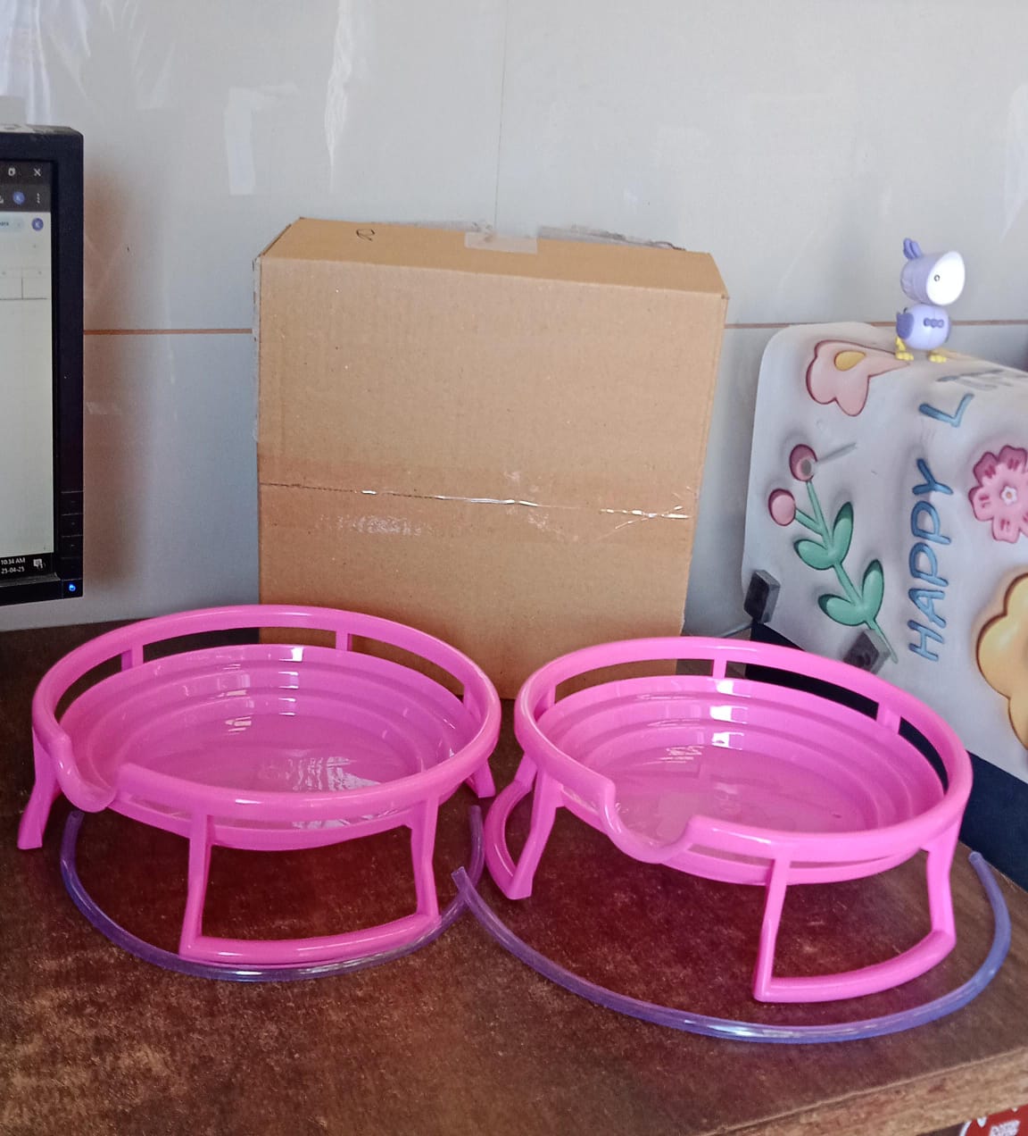 Plastic Water Pot Stand Set (2 Pc) Variety Bazaar