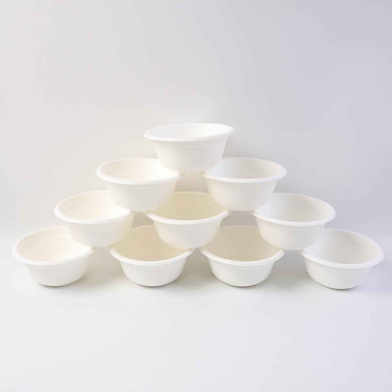 Freshee 240 Ml Compostable Bagasse Bow (10 Pc)