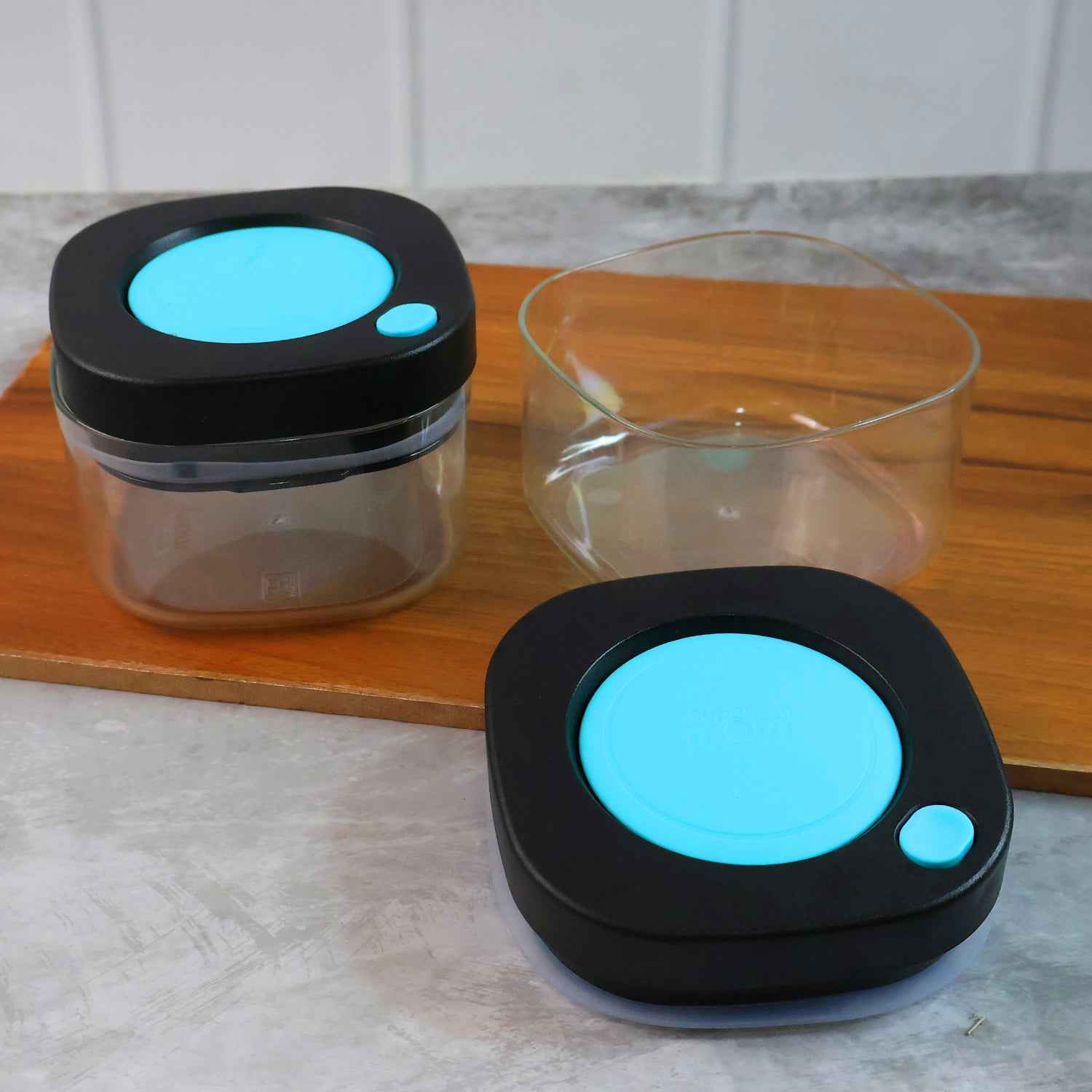 Supermom Airtight Kitchen Storage Containers (2 Pc Set 500 Ml)