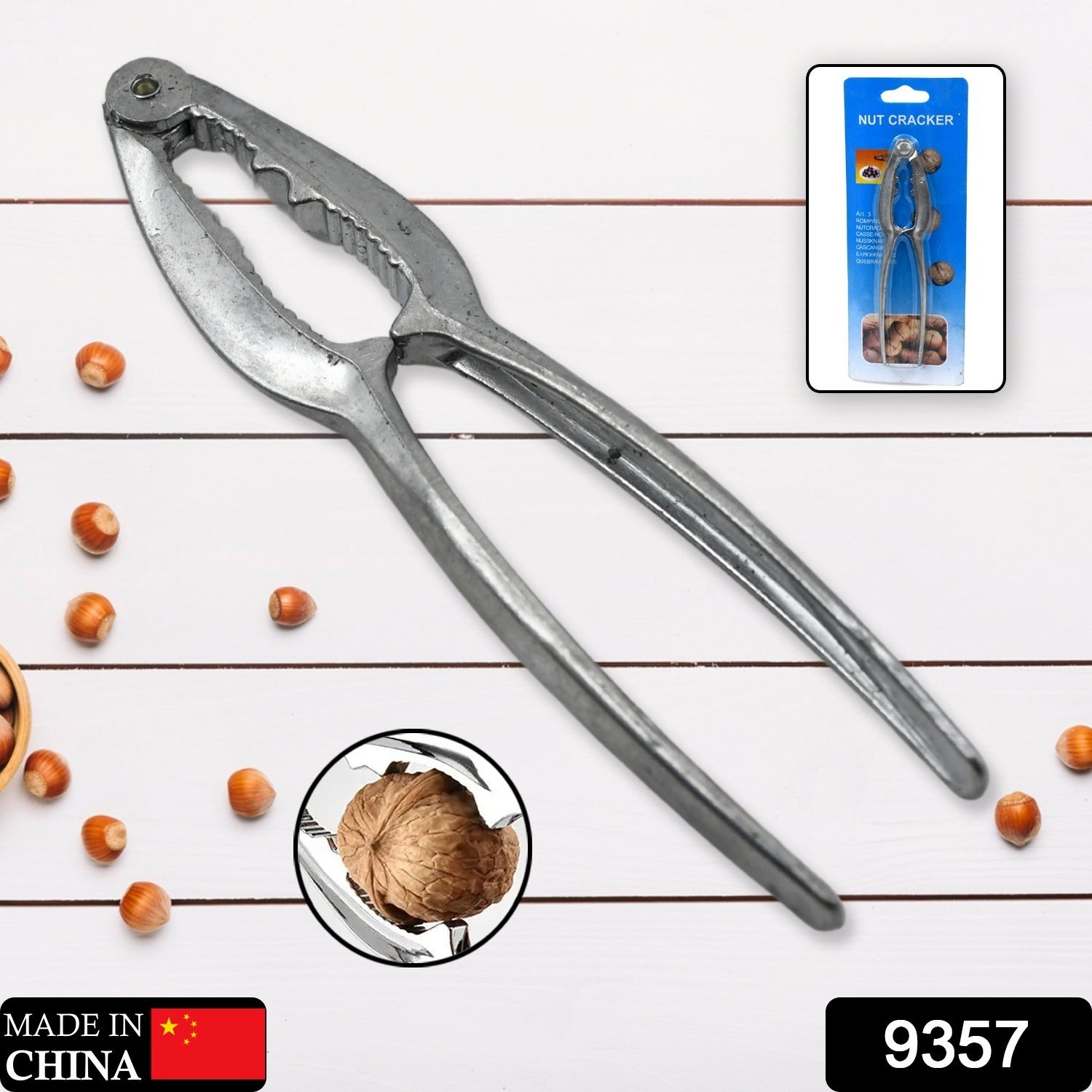 Luxury Stainless Walnut Cracker – Portable Nut Cutter & Pliers Variety Bazaar