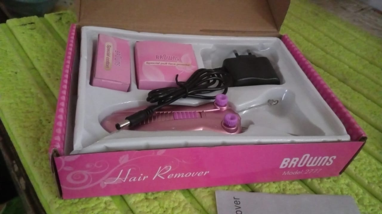 Electric Facial Hair Remover Machine (1 Set) Variety Bazaar