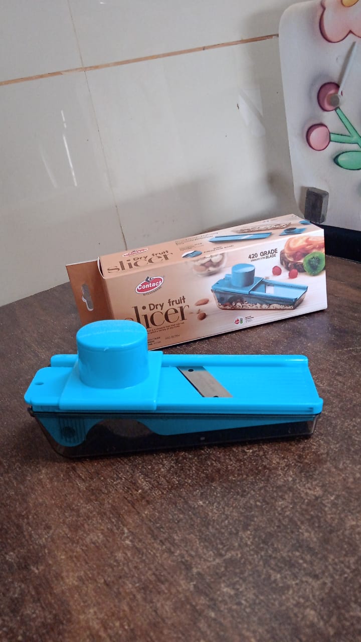 2-in-1 Multipurpose Vegetable & Dry Fruit Slicer (1 Pc) Variety Bazaar