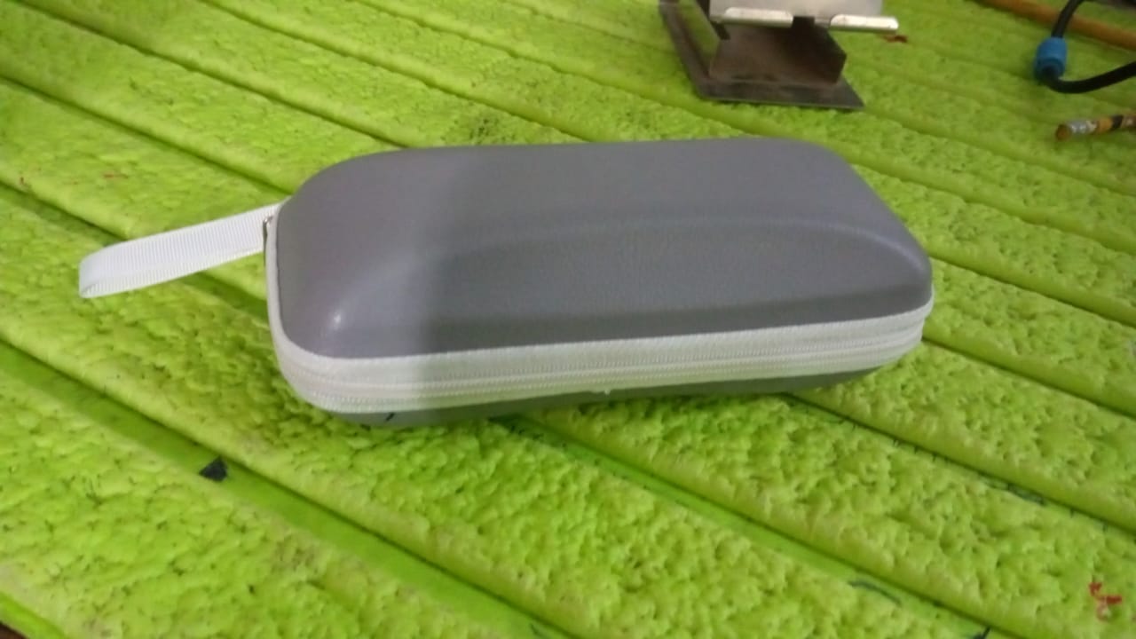 Portable Zipper Eye Glass Sunglasses Hard Case Cover (1 Pc) Variety Bazaar