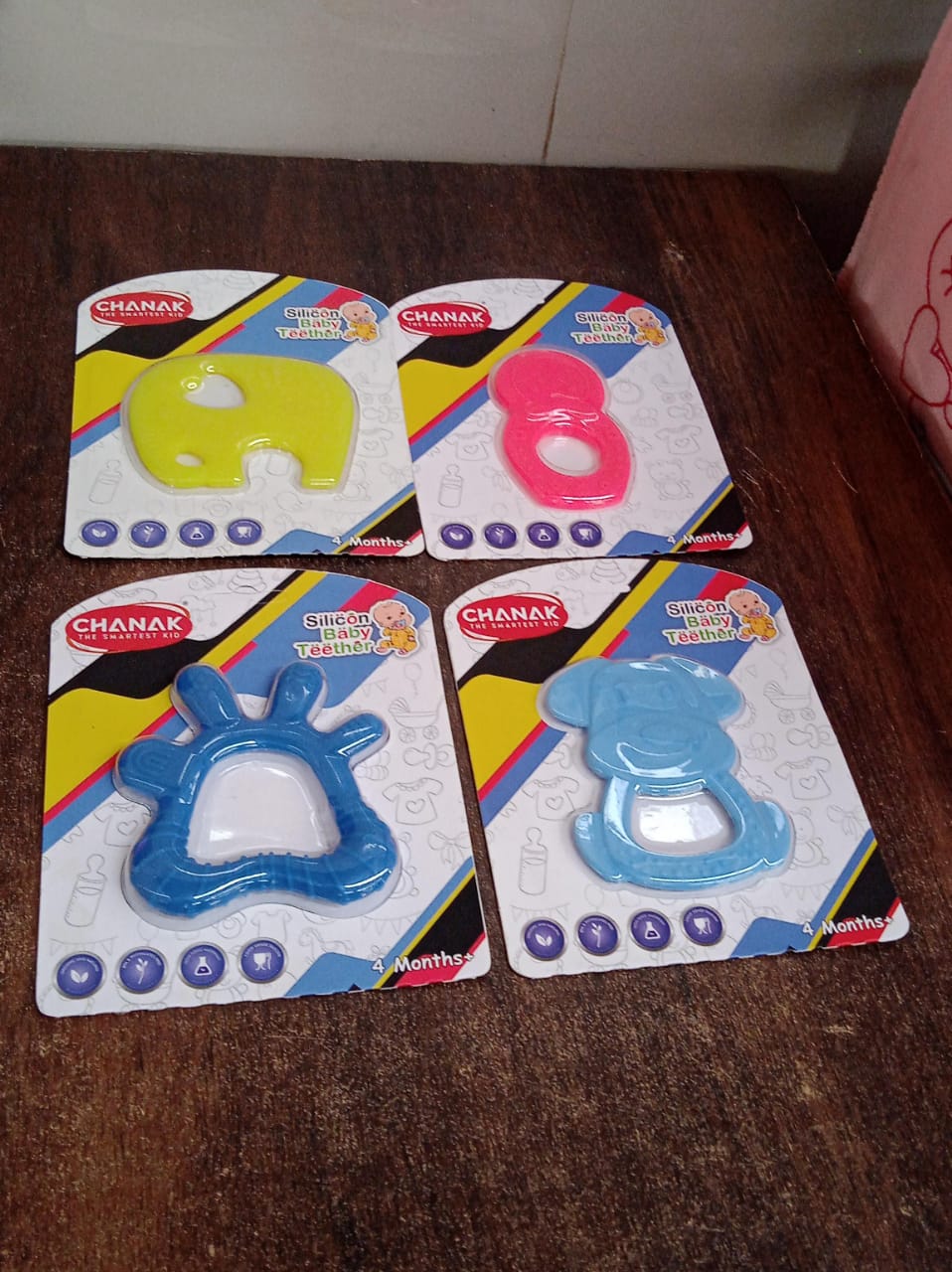 Silicone Baby Teether Pack of 1 (Mix Design & Color) Variety Bazaar
