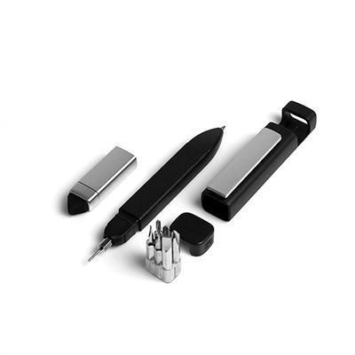 7470 Pen-Shaped Phone Holder with Screwdriver Sets, Multi-Function Pen 4 in 1 Tech Tool Pen, Portable Phone Tools with Capacitive Stylus Ball Point Pen Mobile Travel Sahayak