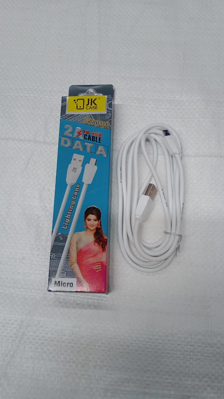 Jk Fast Charging for android, Micro Cable (1500 mm) Variety Bazaar