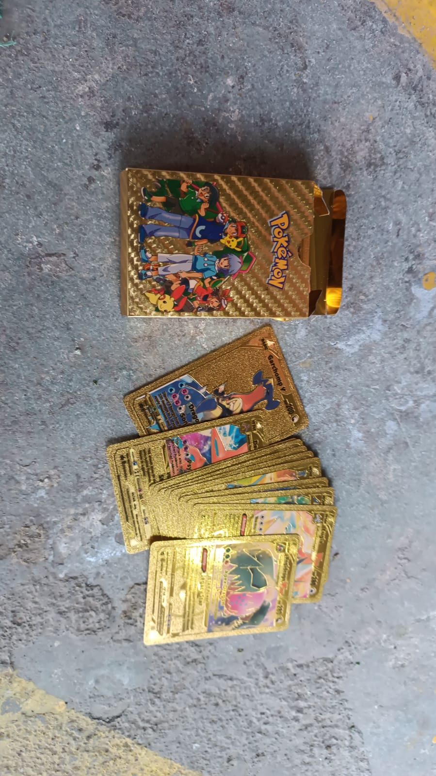 Pocket Monster Golden Trading Playing Cards (55 Pcs Set) Variety Bazaar