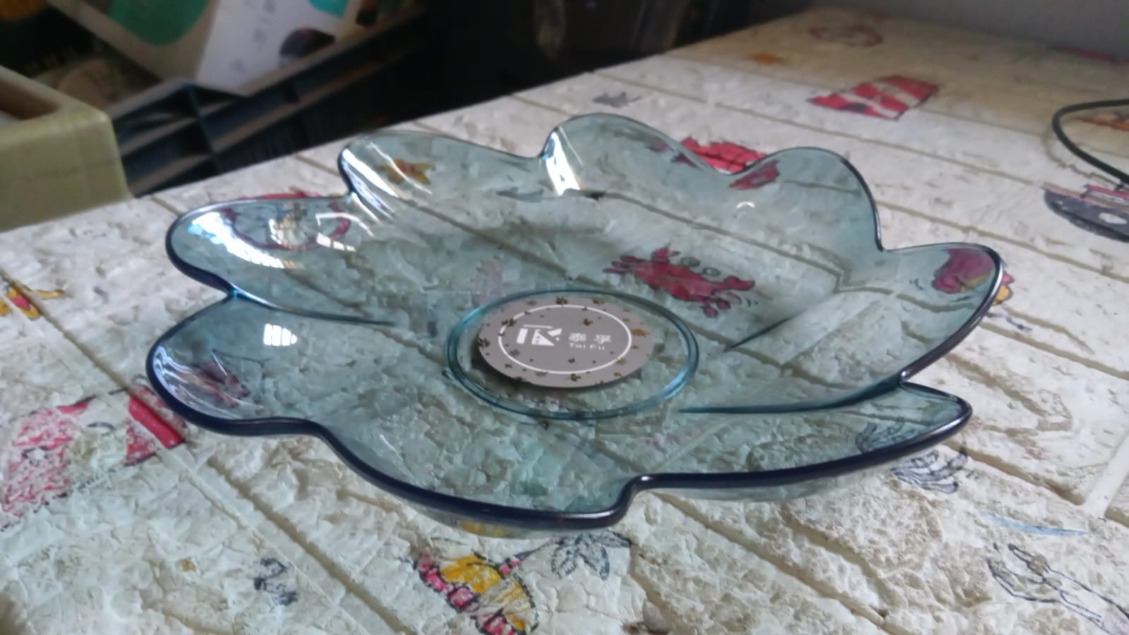 Flower Shape Kids Plastic Plate - Multipurpose for Dinner, Snacks & Party Supplies (1pc) Variety Bazaar