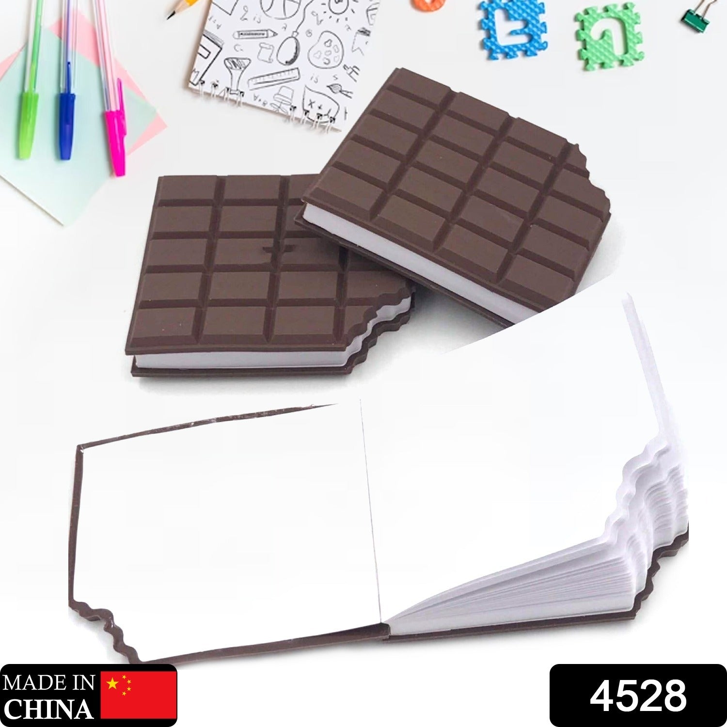 Small Chocolate Scented Bite-Shape Pocket Diary – Rectangular Memo Notebook for Kids (80 Pages) Variety Bazaar