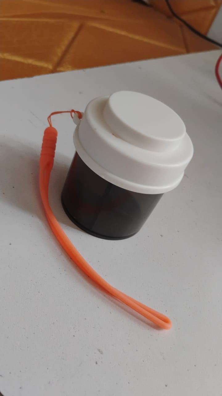 Plastic 4 Section Pill Box Organizer (1 Pc / Mix Color) Variety Bazaar