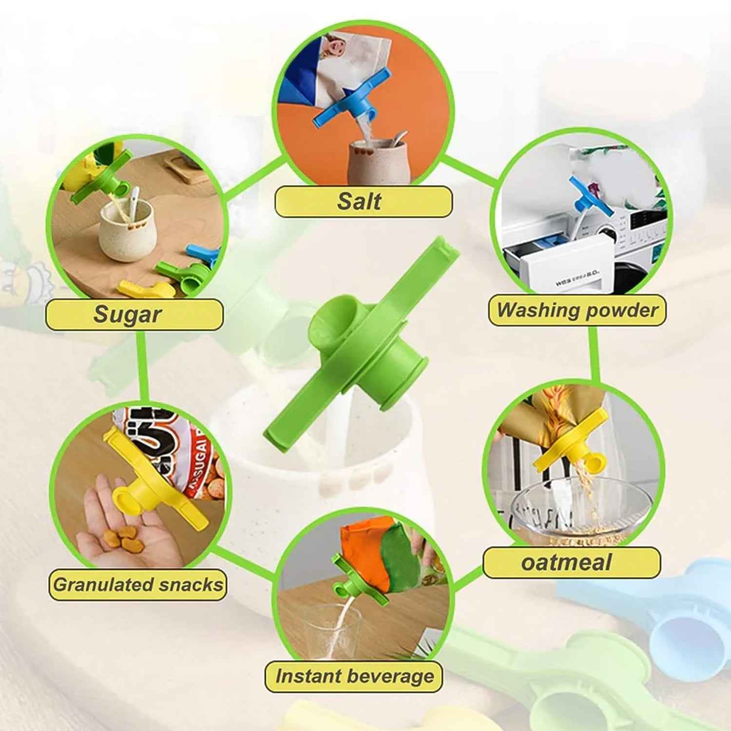 Packet Pourer Sealer Clip - (4 Pc)