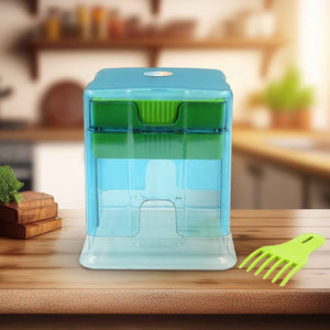 2 In 1 Potato Chipser Slicer French Fries Maker Finger Chips Plastic Two Blades Finger Chips Cutter For Kitchen Accessoryvegetable Fruit Slicer (1 Pc)