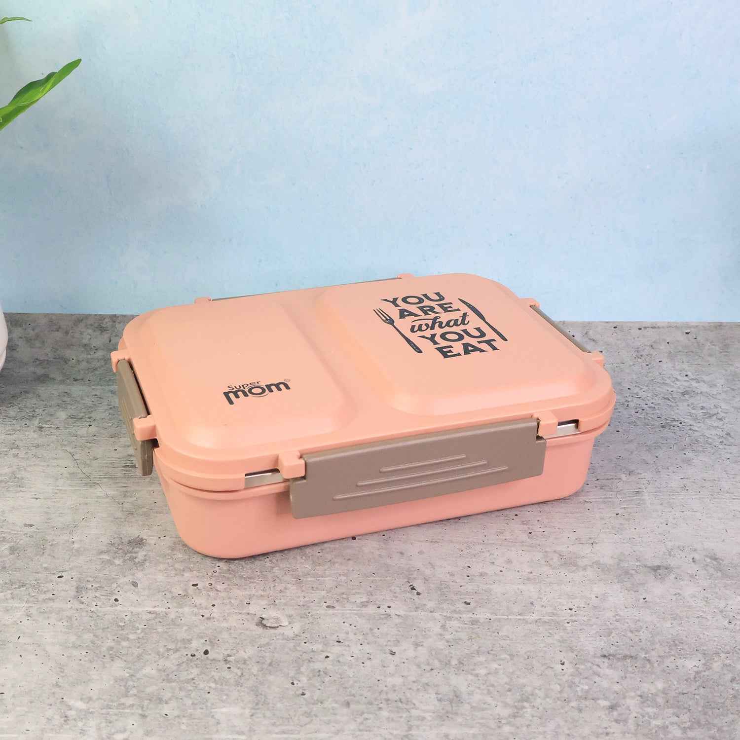 Supermom 2 Partition Stainless Steel Lunch Box