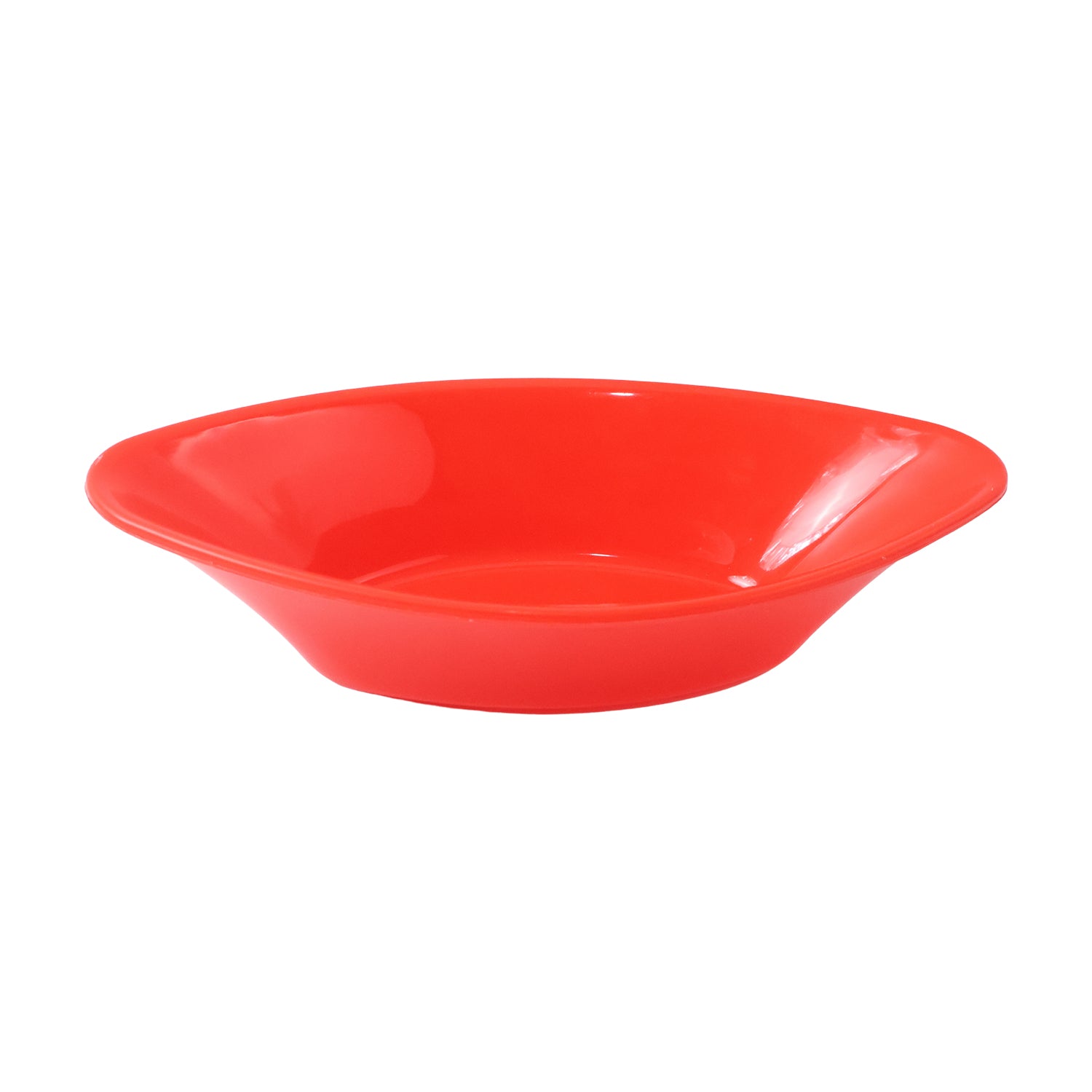 Plastic Marin Serving Bowl Elegant Oval Deep Bowl (1 Pc Red)