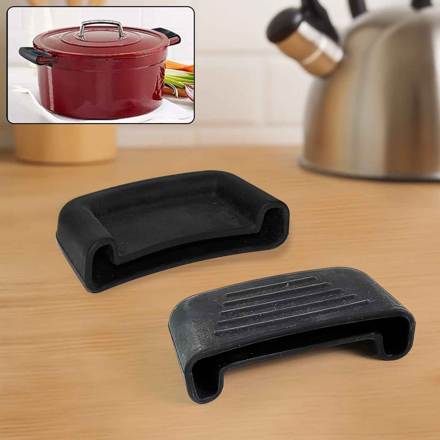 Premium Silicone Heat Resistant Pot Handle Cover For Cookware (1 Pc)