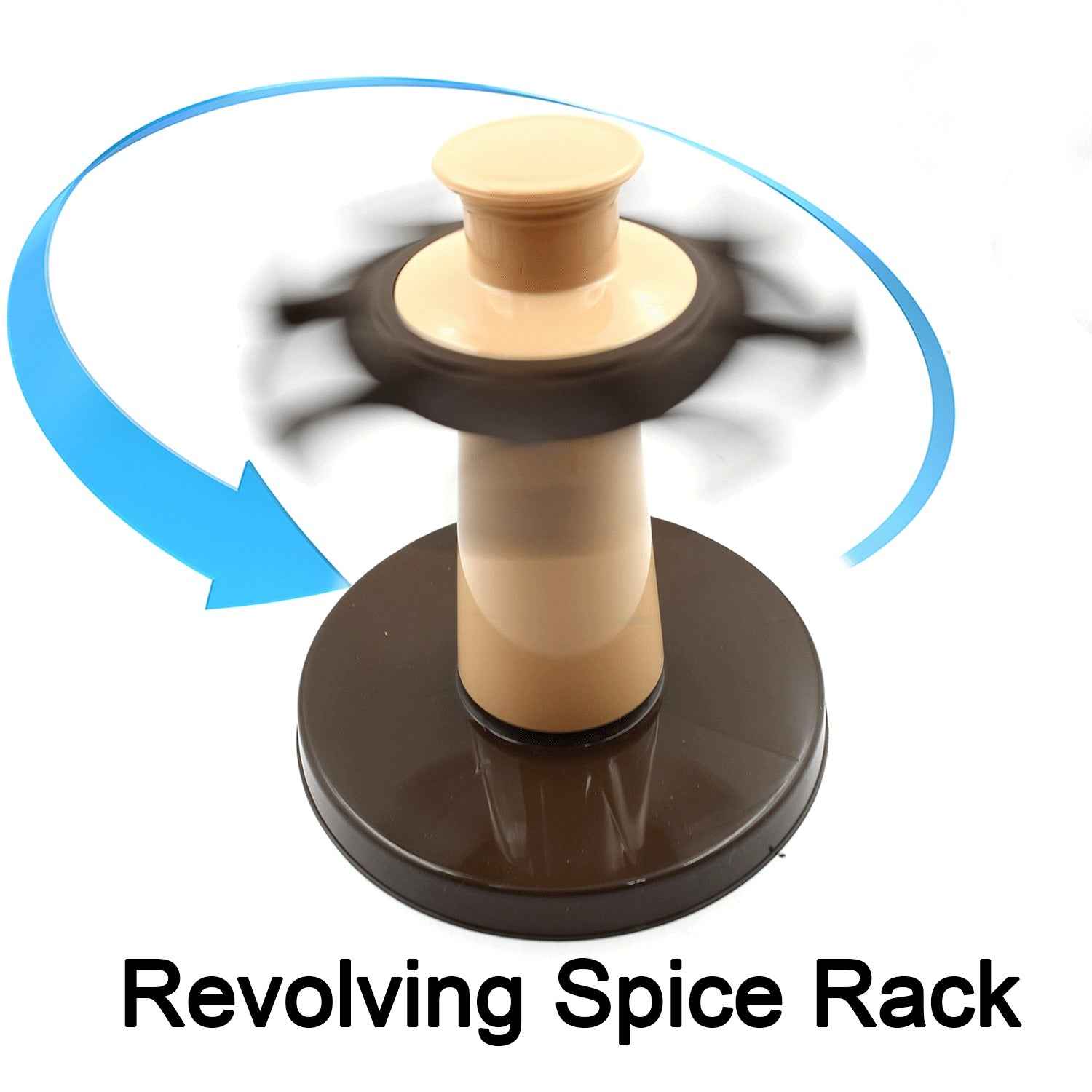 5986 360 Revolving Spice Rack For Kitchen And Dining Table 8 Spice Jars With 120 Ml Condiment Set Herb Seasoning Organizer