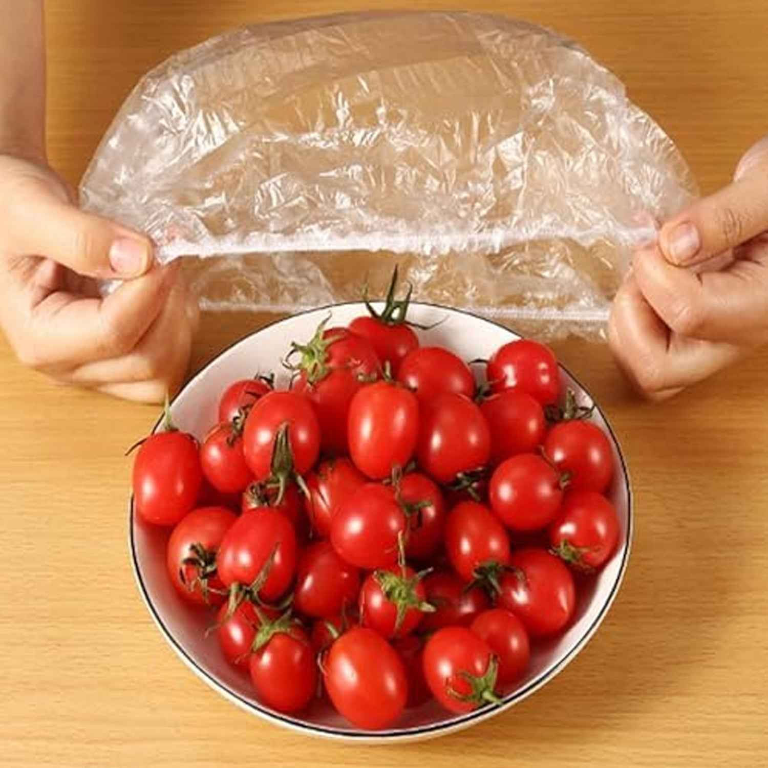 Disposable Elastic Food Storage Covers Bag (100 Pcs Set Small)