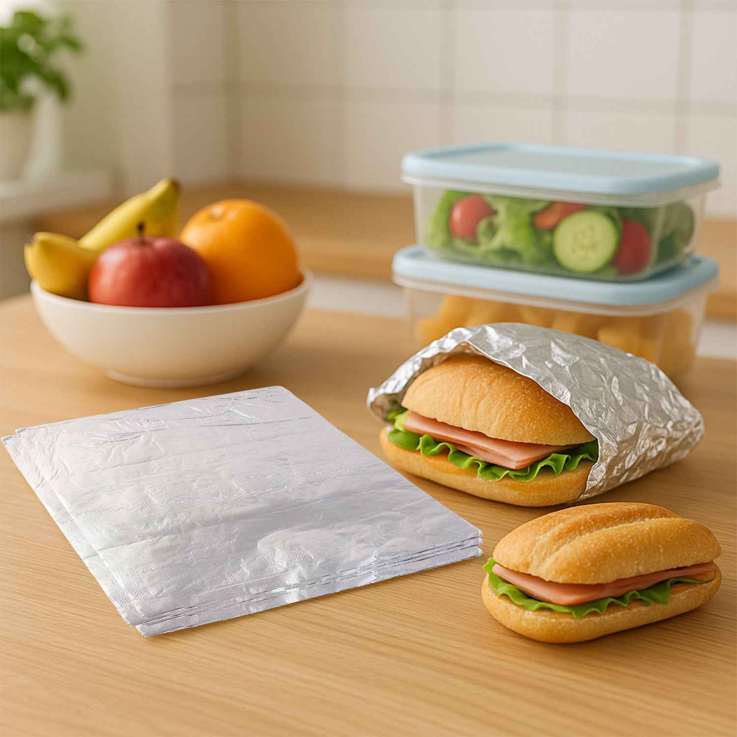 Aluminium Foil Cut Sheets 220250 Mm 50 Sheets