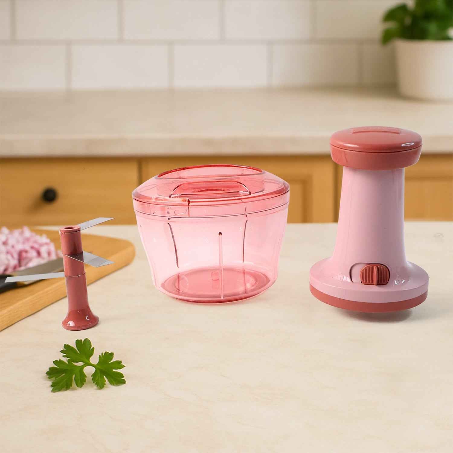 Apex Smart Manual Vegetable Fruit Chopper With 800 Ml Capacity