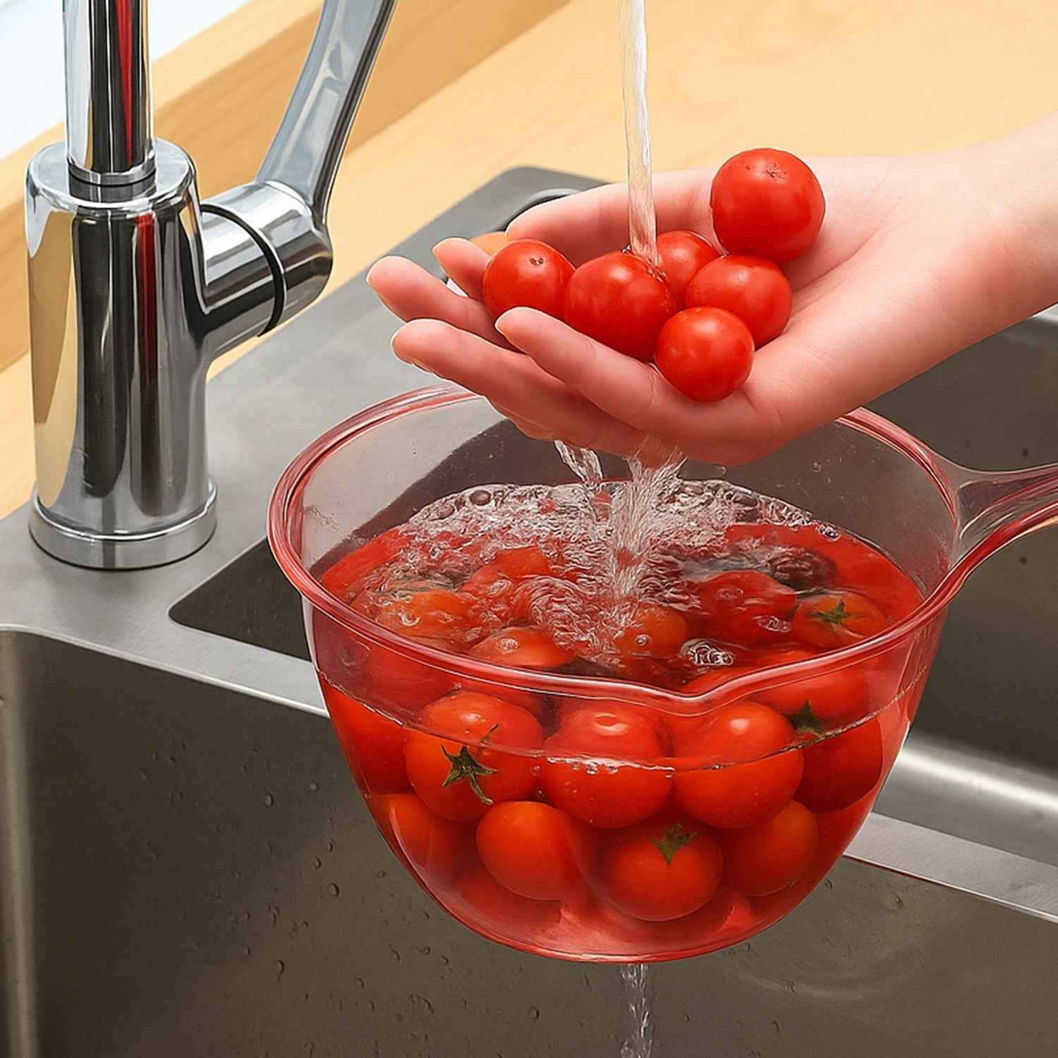 Multipurpose Kitchen Washing Straining Bowl (1100 Ml 1 Pc)