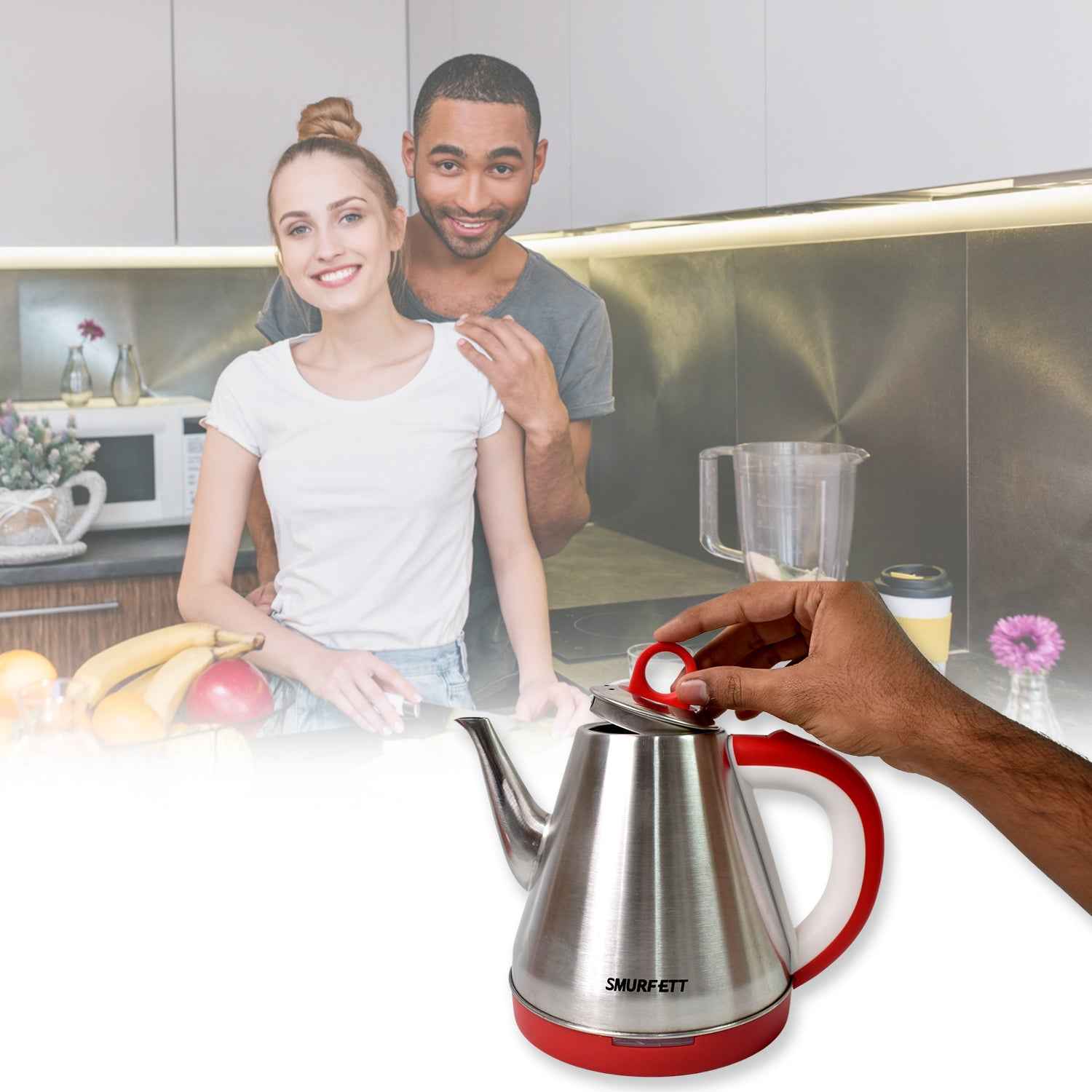 Stainless Steel Large Capacity Electric Kettle (1500w 1.5 Ltr.)