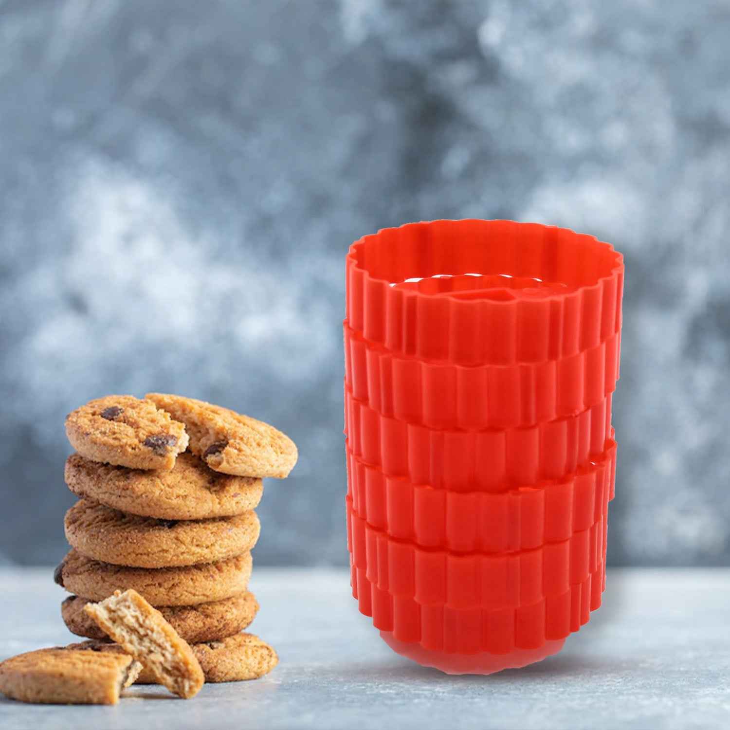 5978 Cookie Cutters Set Plastic Easter Biscuit Cutting Tool For Diy Cake Decoration Fondant Biscuit Cookie Pastry Sandwich (6 Pc Set )