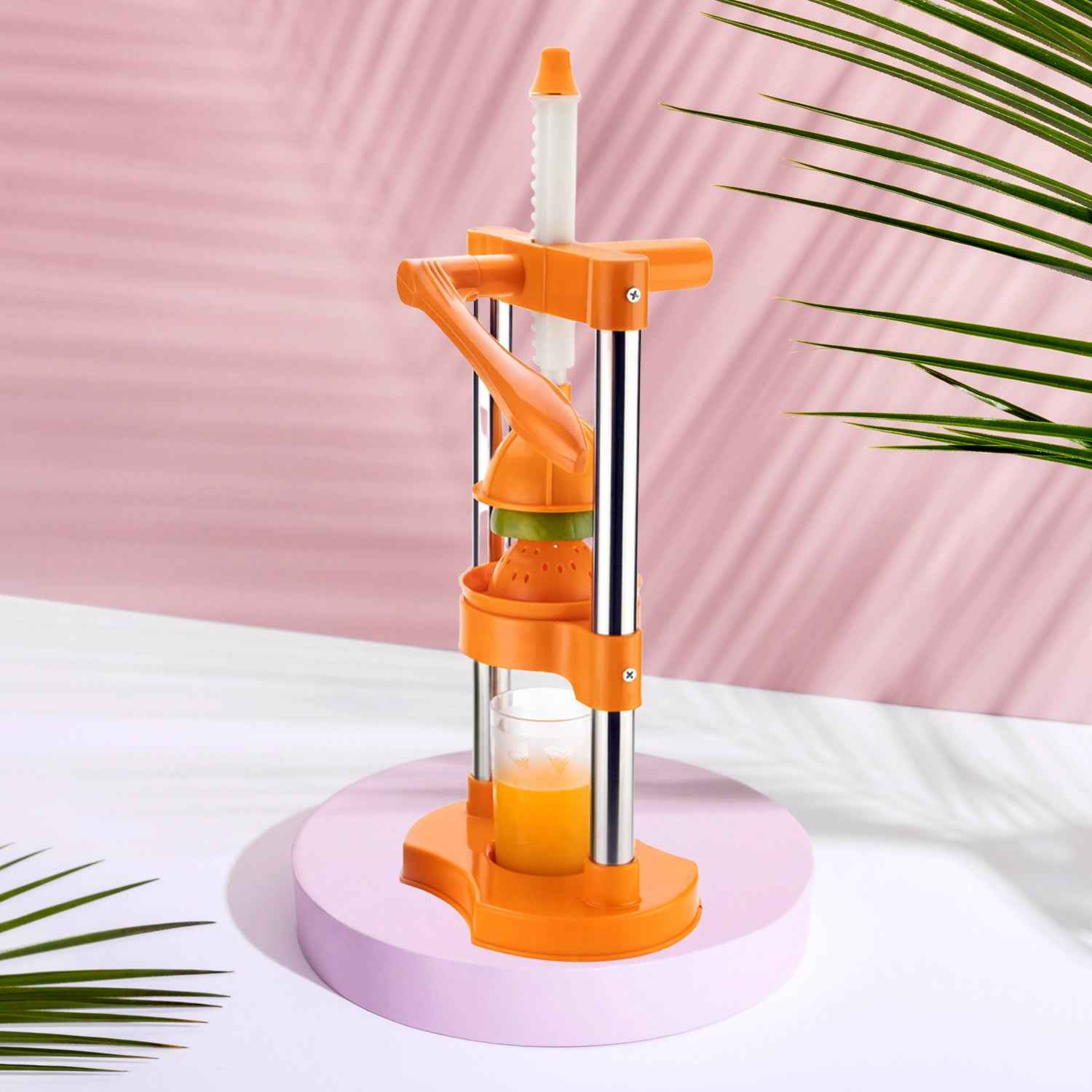 7128 Hand Pressure Juicer Manual Cold Press Juice Machine Instant Make Juice Squeezer Fruits Juicer Juice Maker Orange Juice Extractor For Fruits Vegetables Orange